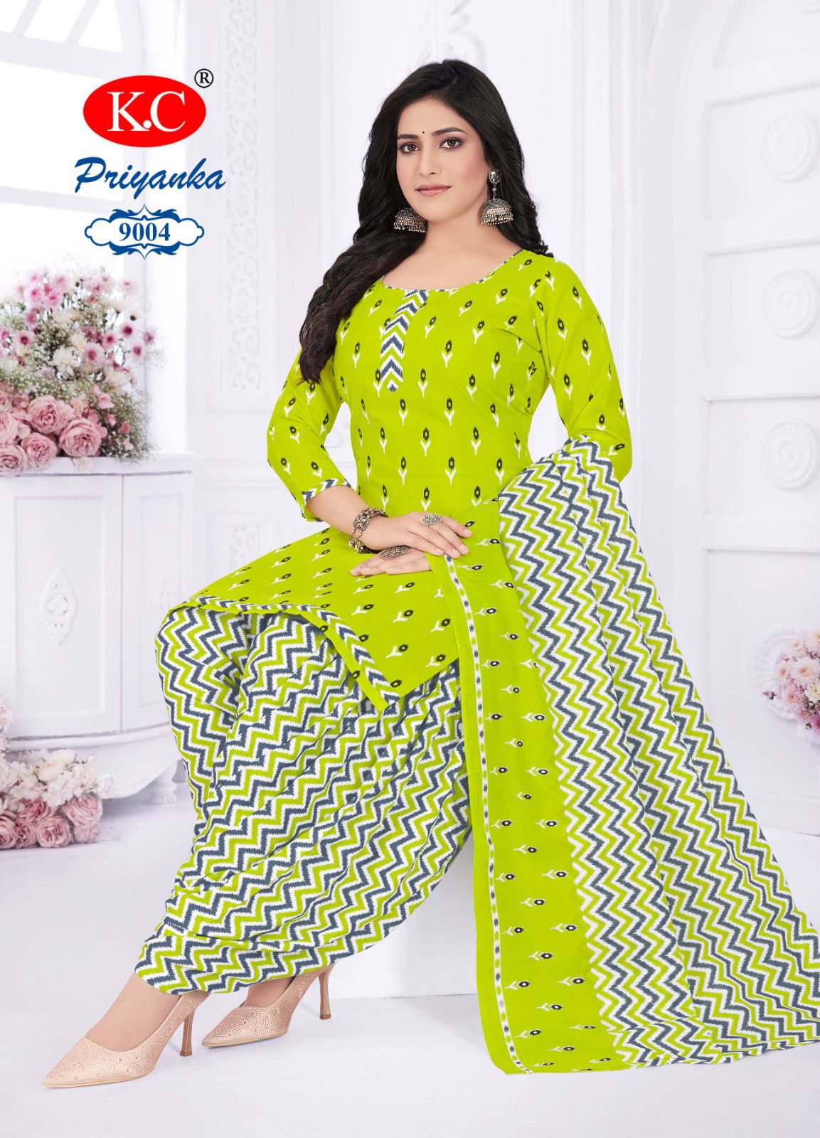 Priyanka Vol 9 By Kc Cotton Printed Readymade Dress Wholesale Shop In Surat
